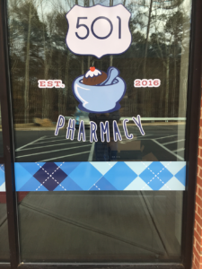 Welcome to 501 Pharmacy! Look for our signage in Veranda at Brier Chapel.