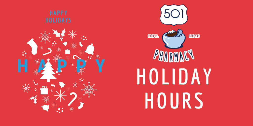 501 Pharmacy Holiday Hours 2020