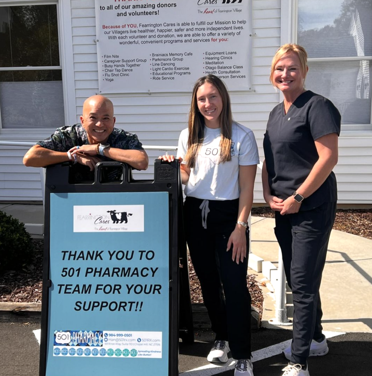 501 Pharmacy Flu Shot Fearrington Cares