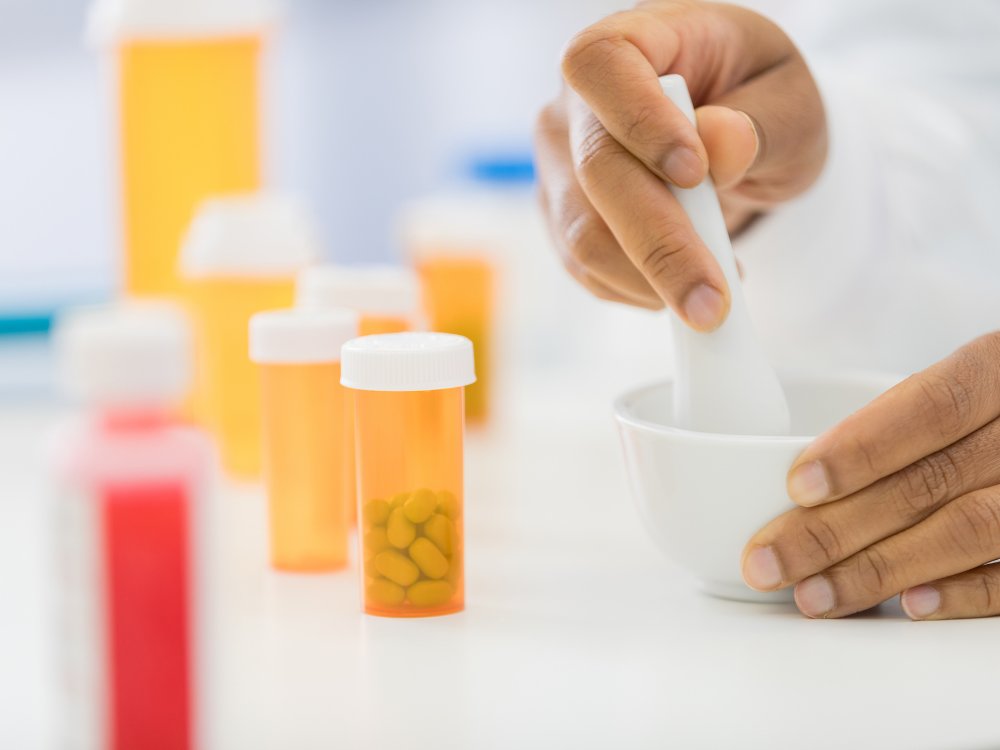 Compounding Medicine at 501 Pharmacy