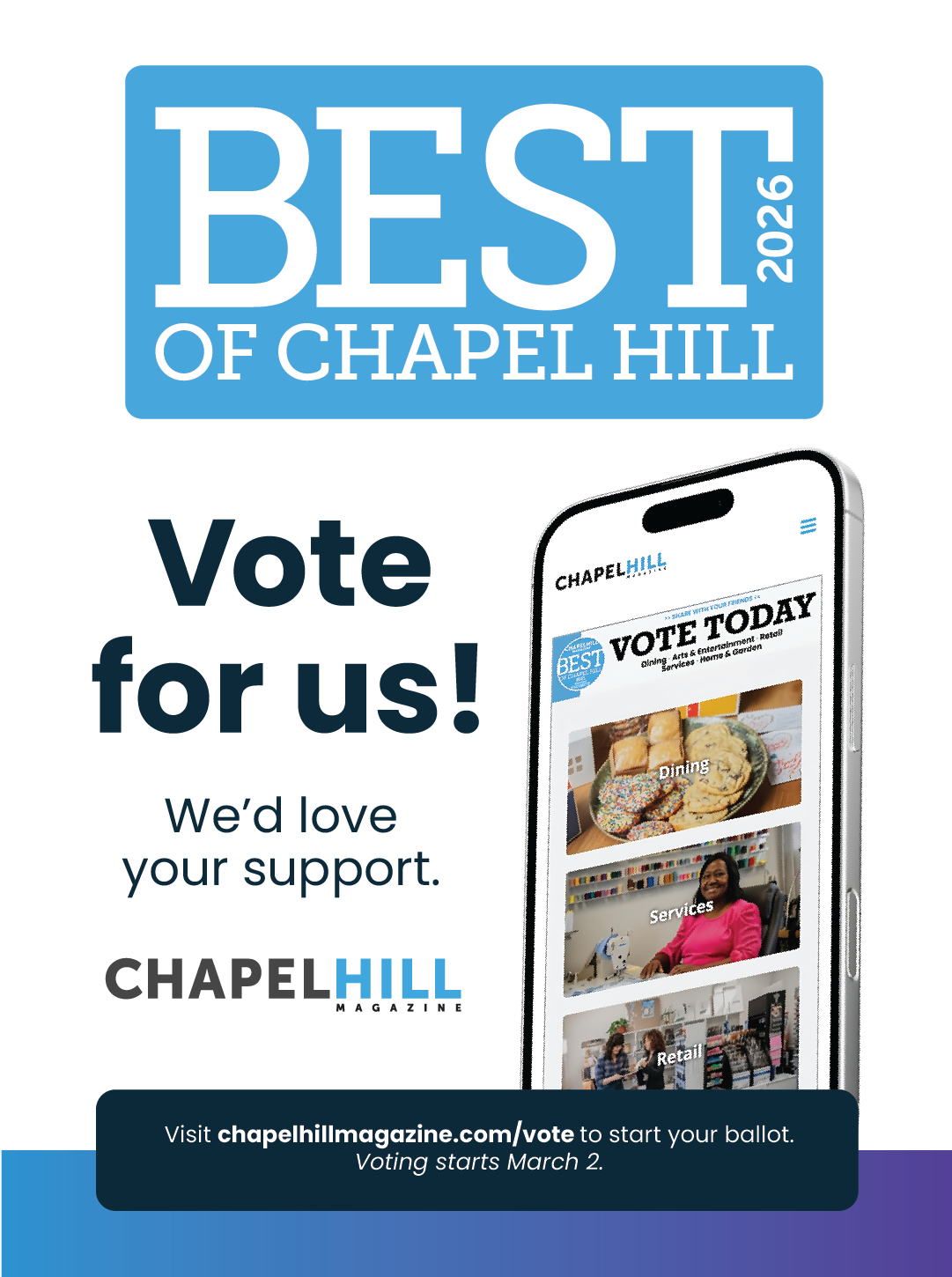 Chapel Hill Magazine Best of Chapel Hill 2026